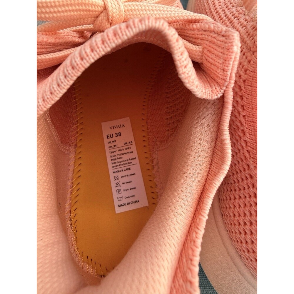 Vivaia Urban Mesh Sliders Candy Pink Hands Free Sneaker Womens EU 38 US 7 - Picture 6 of 10
